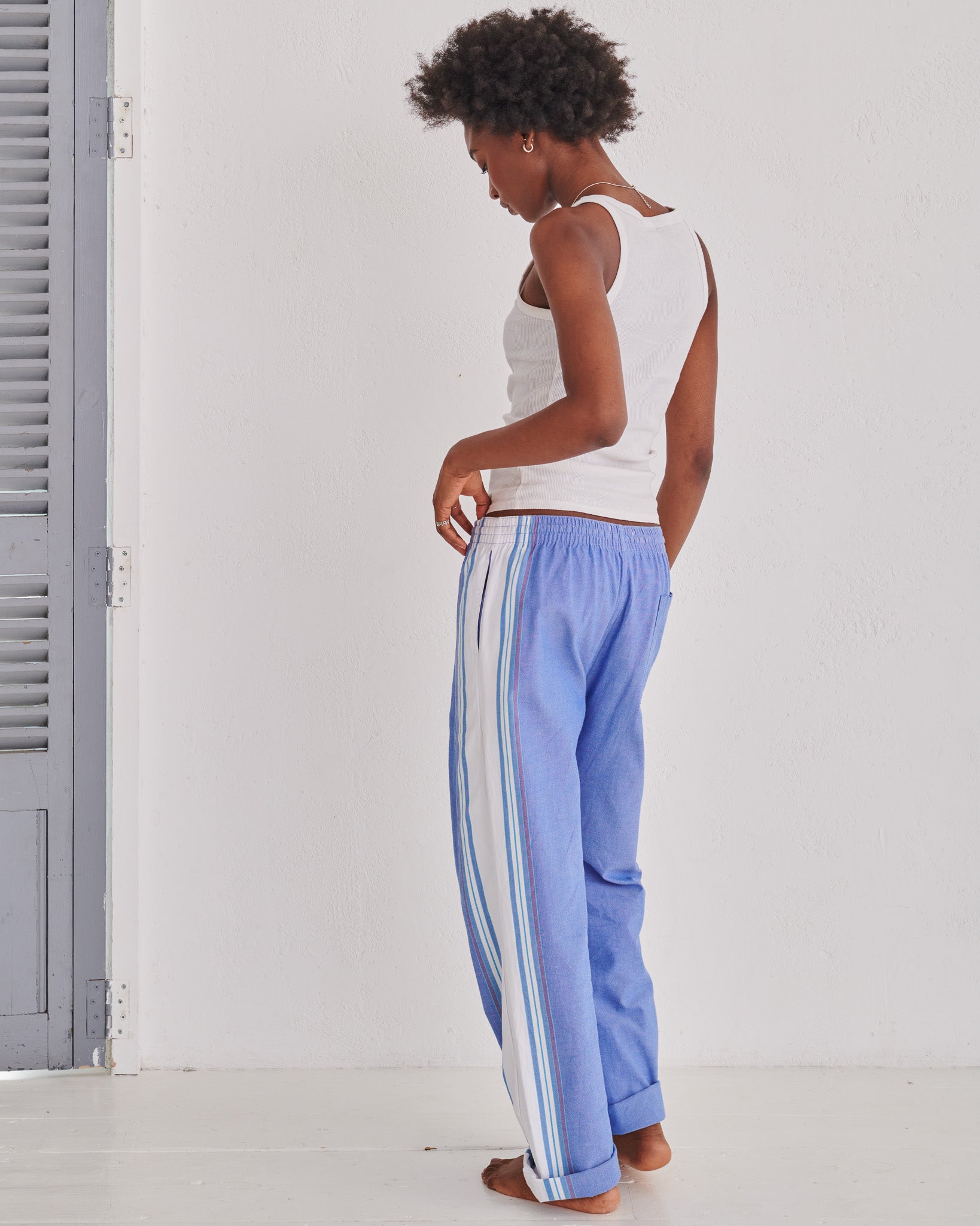 Cotton Pajama Pants Women Women's Bamboo Viscose Jogger Capri