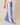 Blue Classic Wide Leg Trousers