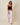 White & Coral Classic Wide Leg Trousers