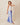 Blue Classic Wide Leg Trousers