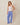 Blue Classic Wide Leg Trousers